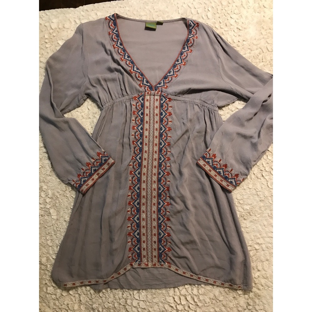 Women's Large/XLarge Urban Nomad Grey Boho Dress